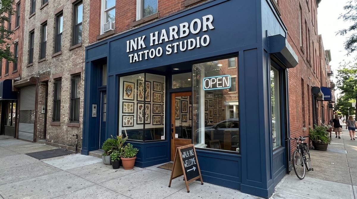 Ink Harbor storefront exterior