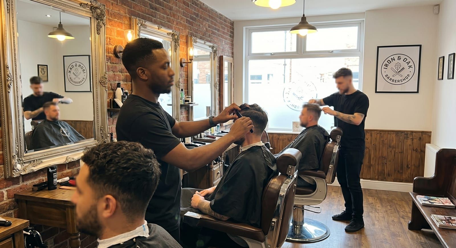 Barber at Work