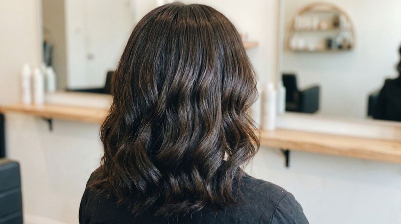 Finished professional styling blowout result