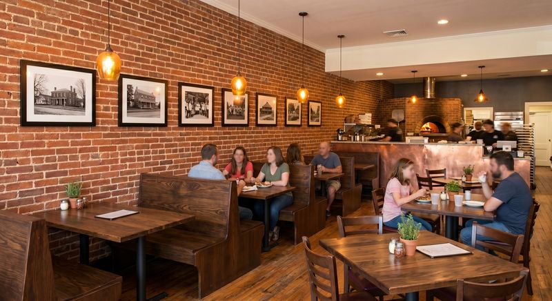 Cozy Dining Room at Red Brick Pizza Parlor
