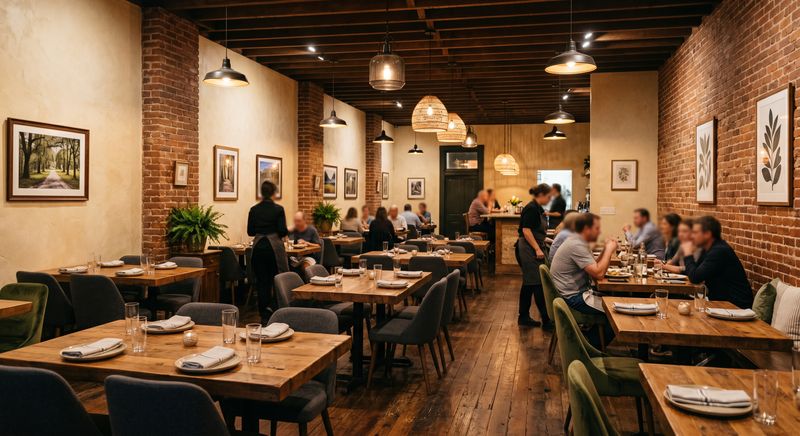 Willow & Smoke Dining Room Ambiance
