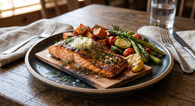 Pan-Seared Salmon Entrée